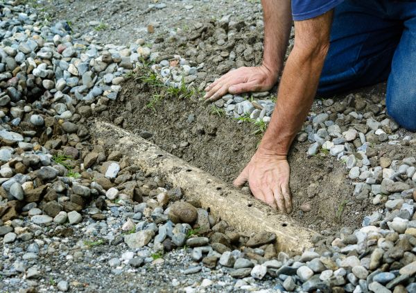 French Ditch Installation in Cherry Hill